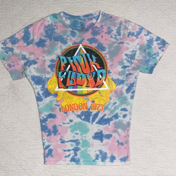 Pink Floyd NYC Wooster Hall July 4th Men's Medium Black Short Sleeve T-Shirt - Picture 1 of 4